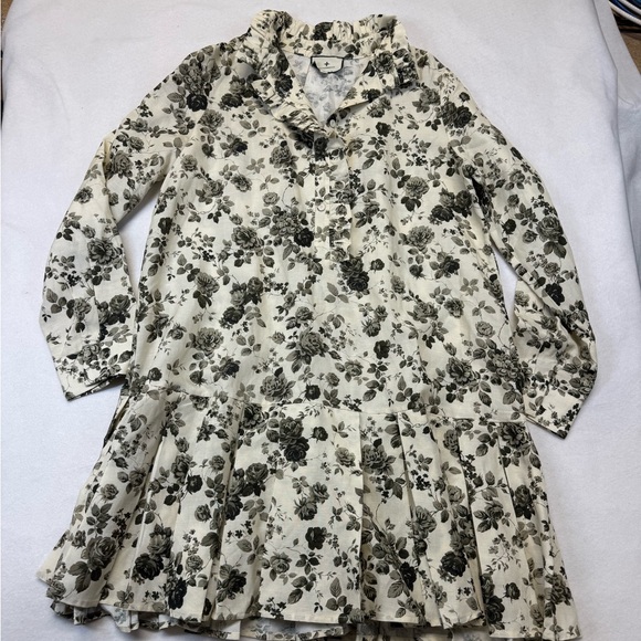 Tuckernuck Faded Roses Long Sleeve Drop Waist Tate Mini Dress - Picture 15 of 15